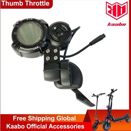 Original MiniMotors Thumb Throttle Display Suit for Kaabo Mantis Wolf Warrior King+ Dualtron Official Spare Parts
