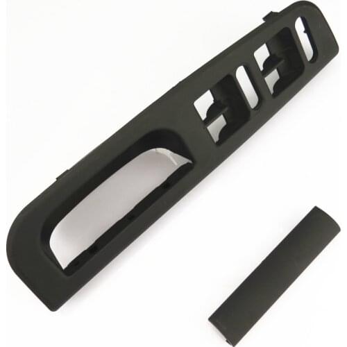 SCJYRXS Black Master Window Switch Control Panel Interior Door Handle Trim Cover 3B1 867 171 3B0867175 For Golf MK4 Passat