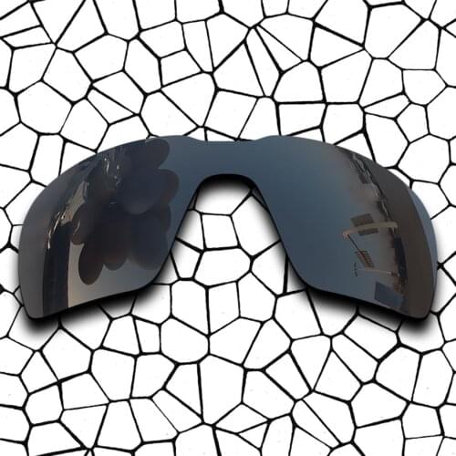 Polarized Sunglasses Replacement Lenses for-Probation Frame - Grey Black
