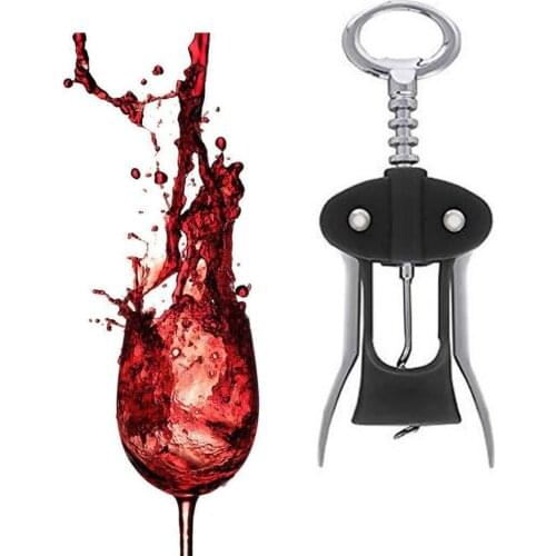 Portable Red Wine Opener Wing Type Waiter Metal Wine Corkscrew Bottle Handle Openers Corkscrews