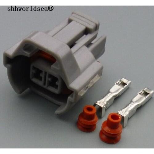 Shhworldsea 2 Pin 2P 2.0mm 6189-0039 Auto Waterproof connector Plug Car Fuel Injector connector plug for Toyota Honda Nissan etc