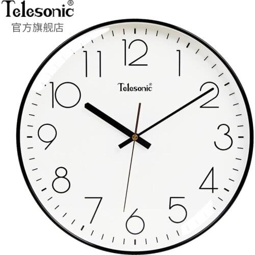 Modern Simple Clock Wall Nordic Home Living Room Mute Round Wall Watch Fashion Northern European Decorative Clock Bedroom C6T