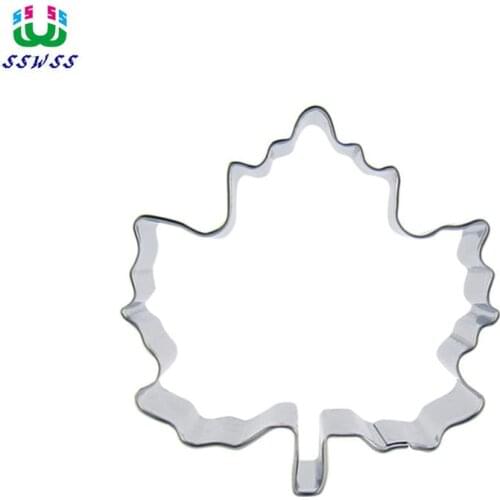 Medium Autumn Cookie Biscuit Baking Molds,C Style Red Maple Leaf Shape Cake Decorating Tools,Crazy Direct Selling