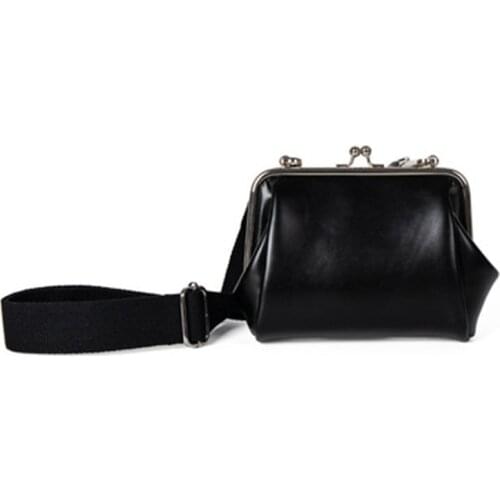 Bags for women 2021 new Korean fashion casual shoulder messenger small bag wild simple retro clip bag ins female bag