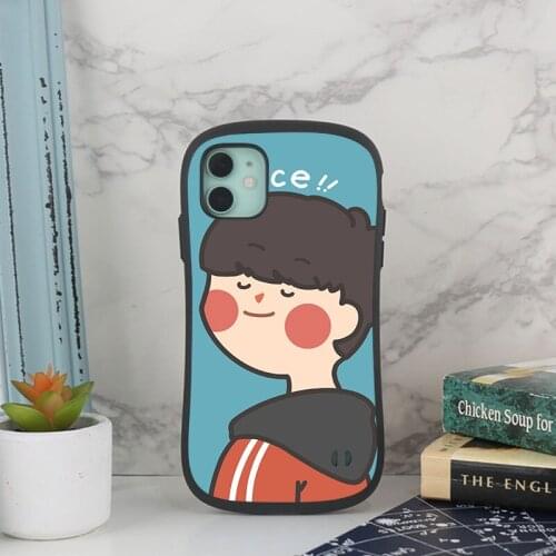 Super Shockproof Case For iPhone 12 11 Pro Xs Max XR X 6 7 8 Plus Mini Hard Shell Cover 12MINISmiling boy