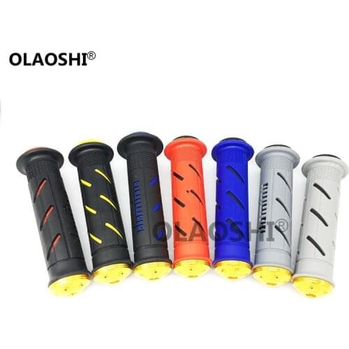 Universal Motorbikes 7/8'' Handlebar Soft Rubber Domino Motorcycle Handle Grips for Yamaha Honda KTM Kawasaki