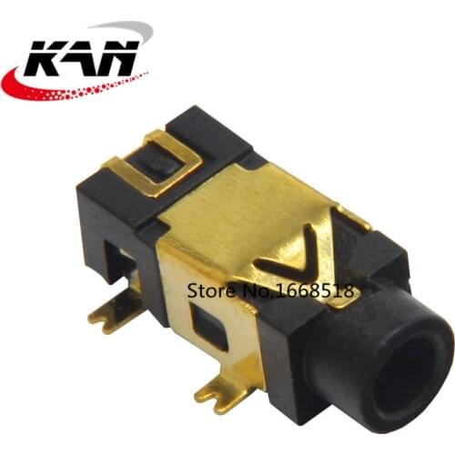 10pcs PJ-209 PJ209 stereo jack 2.5mm 2.5 mm golden female headphone socket