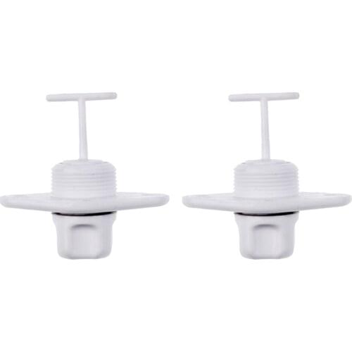 2 Pieces Marine Boat Yacht Screw Drain Plug Bung Fits 1 Inch Diameter Hole