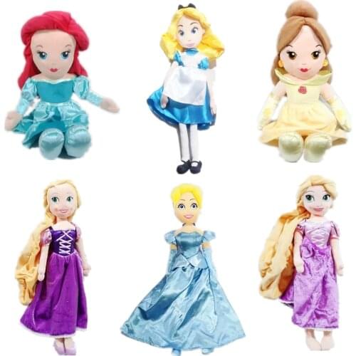 1pieces/lot plush big The girl toys jasmine ariel gift Childrens toys