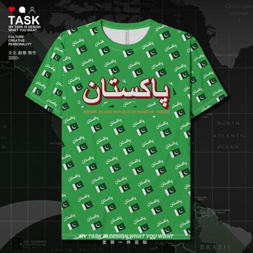 Pakistan PAK Pakistani Islam Quick Dry t shirt Sportswear sporting t shirt for men fashion Running sports new summer clothes