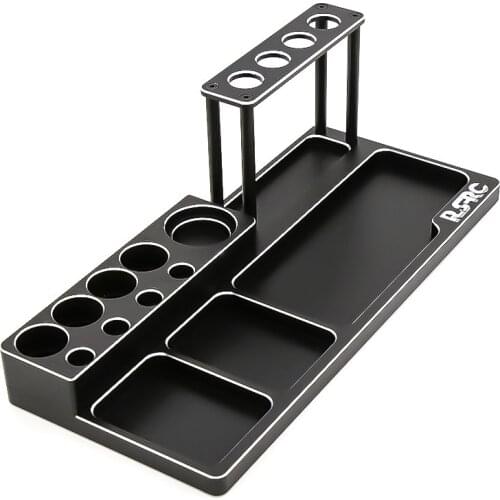 Metal Tool Storage Rack Screwdriver Tools Bracket Holder Tool Socket Tray Socket Tool Tray for RC Car SCX10 Traxxas TRX4