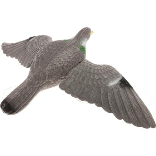 Garden Fake Flying Bird Scarer Pest Deterrent Hunting Decoy Decor Repellent