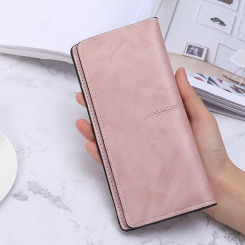Women Long Wallets Ladies Coin Purses Multi Card Anti-degaussing Change for Female Leather Mobile Phone Pockets Hasp Card Holder