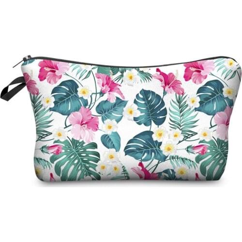 Cosmetic Bag zipper headset Fashion Women Handbag bags Cute bag Cosmetic Bags 3D digital printing Female Casual phone Storage