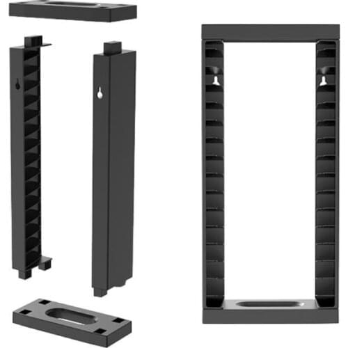 Multifunctional Disk Storage Tower Games Discs Holder Vertical Stand 14 Game Disks Organizer for PS4 Pro Slim for Xbox One