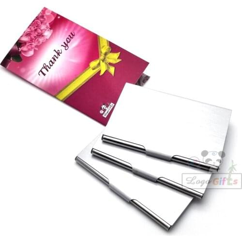NEW classical Stainless Steel Card Holder & Note Holder best business gift for boss