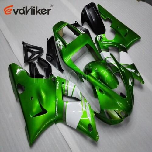 ABS Plastic fairing for YZFR1 1998 1999 green YZF R1 98 99 bodywork kit Motorcycle panels