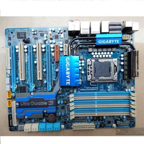Original LGA1366 motherboard for Gigabyte GA-EX58-UD5 EX58-UD5 1366 pin X58 mainboards support L5639 L5520