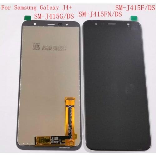 Original For Samsung Galaxy J4+ SM-J415F/DS SM-J415FN/DS SM-J415G/DS j415 Lcd Screen Display+Touch Glass Full j4plus blue filter