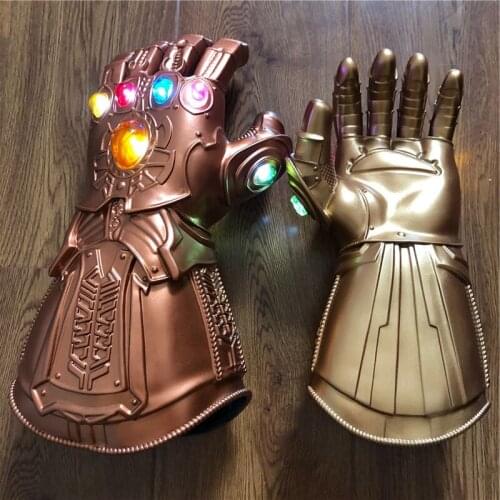LED Light Gauntlet War Cosplay LED PVC Gloves Toys Action Figure Model Halloween Gift Props