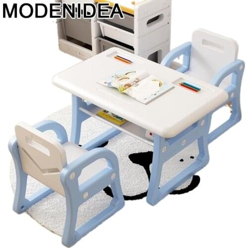 Escritorio Pour Children Chair and Stolik Dla Dzieci Plastic Kindergarten Mesa Infantil Enfant Kinder Study Table for Kids Desk