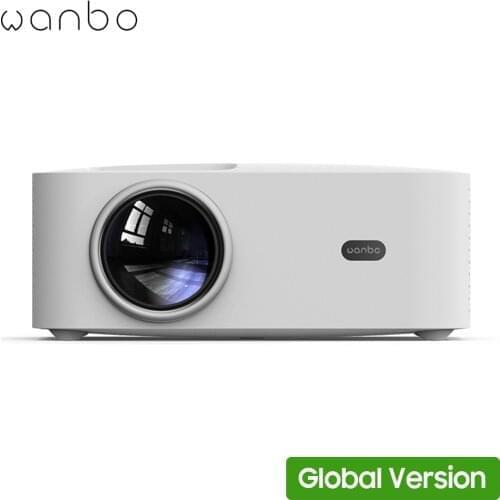 Newest Wanbo X1 Projector Android 9.0 1280*720 Physical Resolution HD Projector 2.4G WIFI 1080P LCD Clear Projection 110-240V