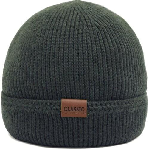 Brand New High Quality Winter Hats Men Women Pure Color Knitted Skullies Melon Hat Unisex Warm Wool Beanies Bonnet Cap Wholesale