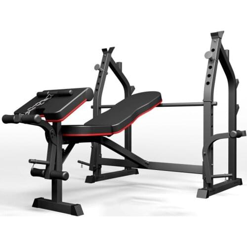 Weightlifting Bed Foldable Bench Press Home Fitness Equipment Mens Bench Bench Squat Rack Multifunctional Gym Exercise XS