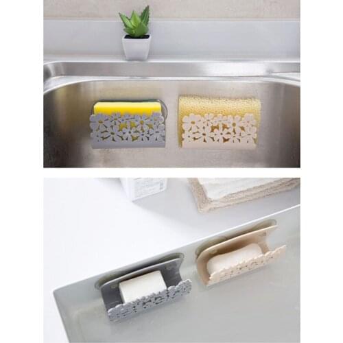 Storage Drying Drain Rack Suction Cup Holder For Kitchen Sink Sponge Soap Bathroom Toilet Kitchen Tools Gadgets Specialty Tool