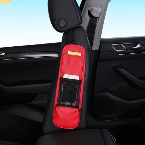 Universal car seat Side organizer bag Multifunction gap filler phone debris storage pouch Interior Stowing Tidying Accessories