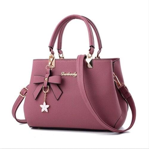 New 2021 Elegant Shoulder Bag Women Designer Luxury Handbags Women Bags Bow Sweet Messenger Crossbody Bag