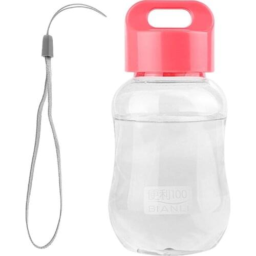 1Pc 180Ml Plastic Water Bottle Mini Cute Water Bottle for Children Kids Portable Leakproof Small Water Bottle