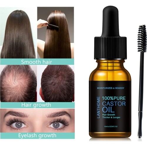 10ml Hair Eyelashes and Eyebrow Growth Serum Long-lasting Nourishment Natural Organic Rapid Growth and No Side Effects Serum