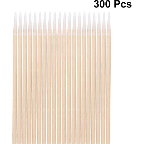300Pcs Cotton Swab Stick Single Sharp For Makeup Cosmetics Girls Microbrush Brochas Maquillaje Cotton Balls Coton Tige