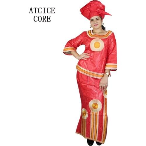 African dresses for women 100% COTTON NEW AFRICAN FASHION DEISGN BAIZN RICHE EMBROIDERY DESIGN DRESS african clothes