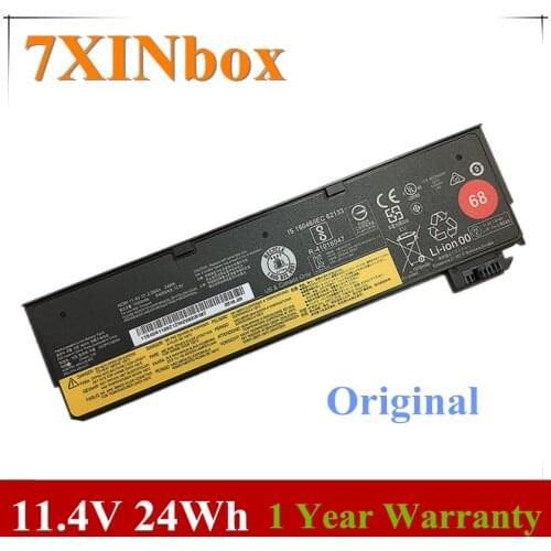 7XINbox 11.4V 24wh Original Laptop Battery 45N1127 45N1130 45N1735 0C52861 For Lenovo ThinkPad T440S T440 X240 S440 S540