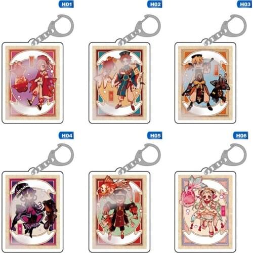 Anime Toilet Bound Hanako kun Hanako Nene Yashiro Kou Minamoto Cosplay Acrylic Cute Keychain Bags Pendant Cartoon Keyring Toy