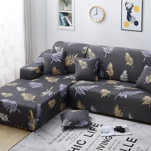 Stretch Fabric Sofa Cover For Living Room Couch Covers Coner Sofa Cover funda sofa Chaise Longue L Shape Geometric Slipcover