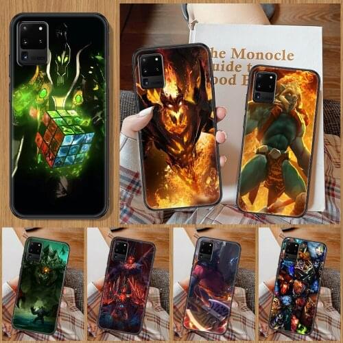 Dota dota2 Game Phone case For Samsung Galaxy Note 4 8 9 10 20 S8 S9 S10 S10E S20 Plus UITRA Ultra black painting Etui luxury
