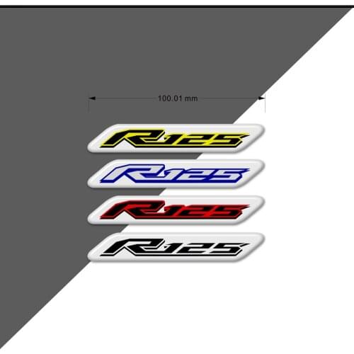 For Yamaha YZF R125 R 125 Tank Pad Protector Decal Stickers Emblem Badge Logo TankPad Motorcycle