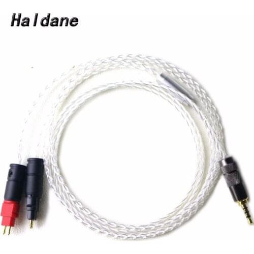 Free Shipping Haldane 1.8Meter 2.5mmTRRS Balanced 8Croes Silver Plated Headphone Upgrade Cable for HD600 HD650 HD525 545 565 580