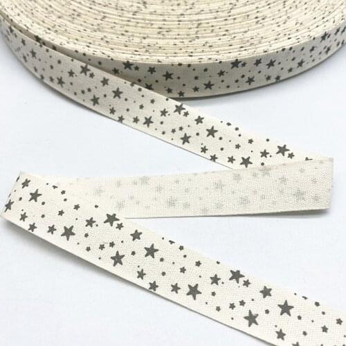 New 5yards 15mm Christmas Printed Polyester Cotton Ribbon DIY Wedding Christmas Party Gift Wrapping Supplies 32