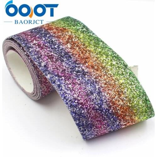 OOOT BAORJCT I-19408-901,75mm,2yards Colorful Flash film Ribbons,Wedding decoration,Garment accessories,DIY handmade materials
