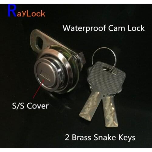 RayLock pack of 10 keyed different dust-proof cover zinc alloy mailbox lock flat cam door cam lock