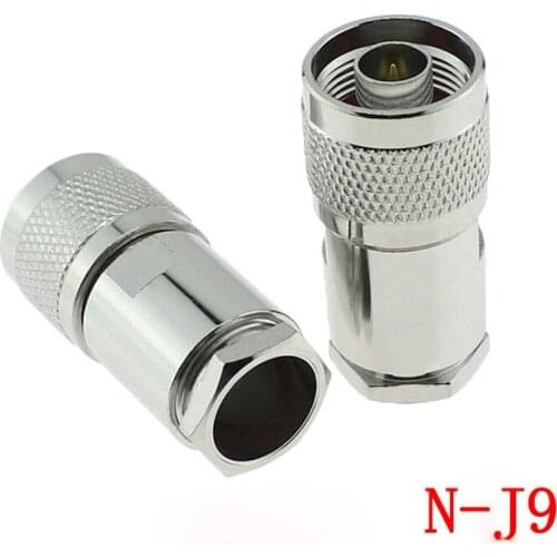 50pcs L16-J9-9 Connector L16 Coaxial Connector N Coaxial Adapter N type High Frequency Coaxial Plug Set