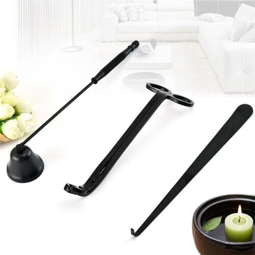 3Pc/Set Luxury Candle Accessory Set Candle Extinguisher Tool Candle Snuffer Trimmer Kits Home Decor For Party Wedding