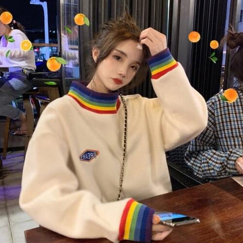 Winter Oversized Sweatshirt Women Pullover Korean Style Loose Sweater Jumper Coat Long Sleeve Harajuku Hoodies Size 3XL