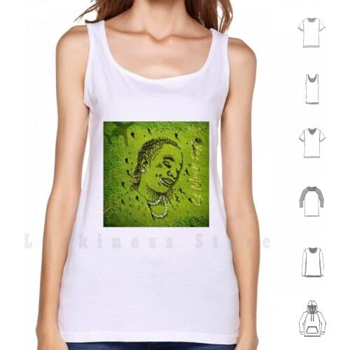 Young Thug So Much Fun Tank Tops Vest Sleeveless Yung Young Thug Young Thug Thuggerton Album Cover Green Nature Cool 2016 Rap