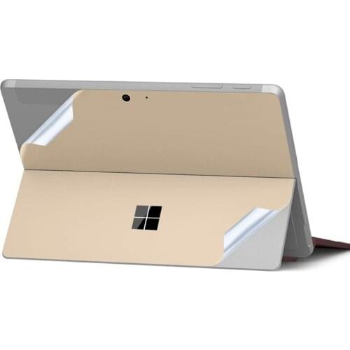 XSKN for Microsoft New Surface Pro 2017 Version Laptop Back Cover Accessories Precision-cut Decal Skin Sticker Protector, Golden
