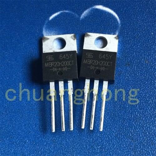 1pcs/lot MBR20H200CT 20A 200V original packing new MBR20H200 Schottky Rectifier diode TO-220